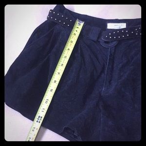 I love H81 Genuine leather vintage black shorts 30